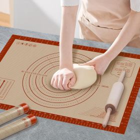 Silicone Baking Mat with Measurements, Extra Large 0.7mm 24" x 16" Pastry Dough Sheet, Pie Crust Rolling sourdough tools Supplies for Making Pizz