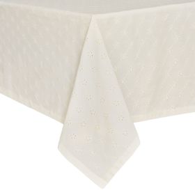 Eyelet Tablecloth, 60" x 102"